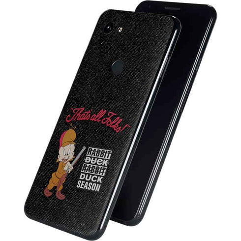 Looney Tunes Elmer Fudd Thats All Folks Google Pixel 3a XL Skin